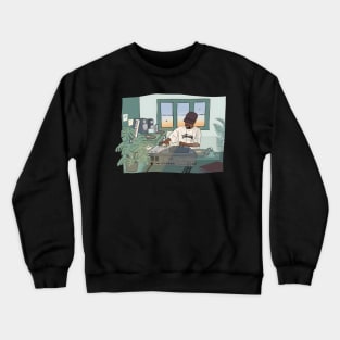 J Dilla in Home Crewneck Sweatshirt